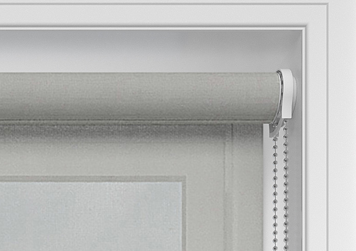 Crystalline Voile, Medium Grey - Twist&Fit Roller Blind - Image 11